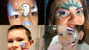 30+ Stunning 4th July Face Paint Ideas That Steal the Show