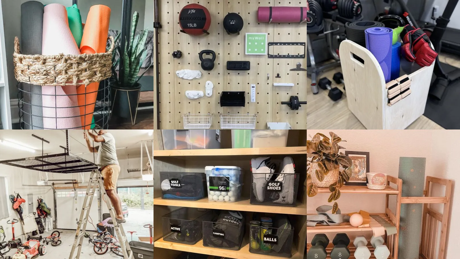 30+ Genius Organize Workout Equipment Ideas That Save Space