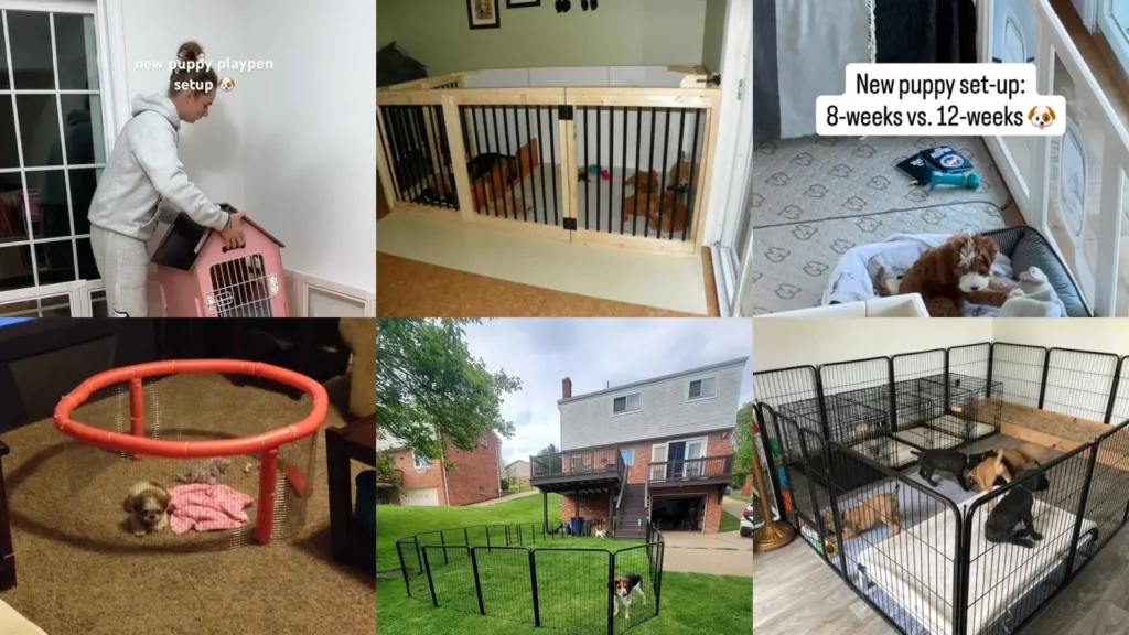 20+ Genius Puppy Playpen Ideas That Save Your Sanity
